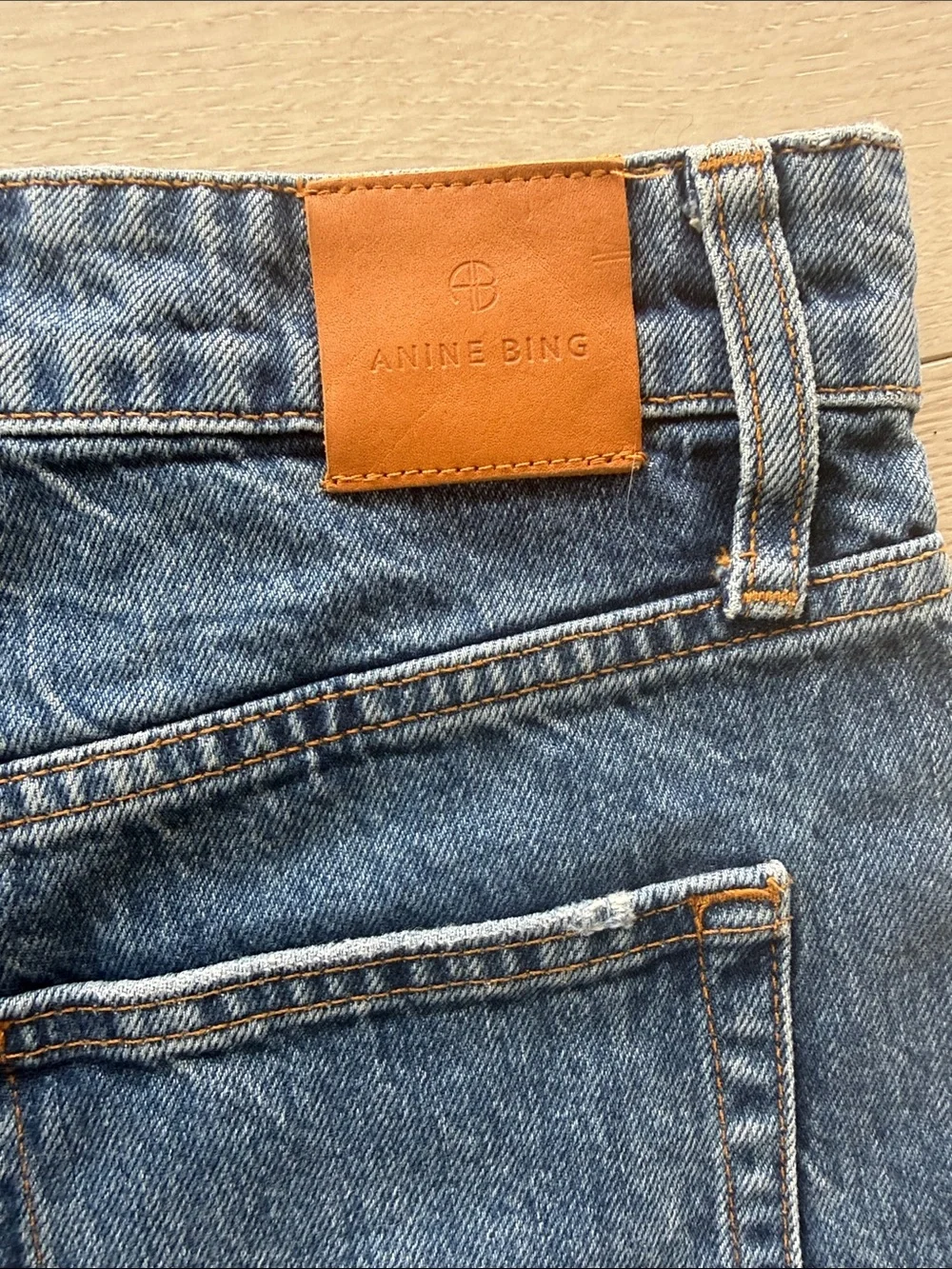 Women's Blue Denim Shorts